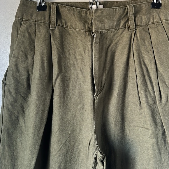 GAP 365 High Rise Linen-Cotton Trousers - Picture 5 of 11